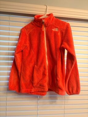 The North Face Kids bright pink Fleece Full-Zip Jacket